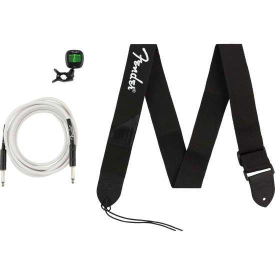 Fender Accessories Bundle Pack -Cable, Tuner, Strap