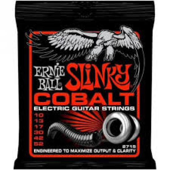 Ernie Ball 2715 Cobalt 10-52 Electric Guitar Strings Set