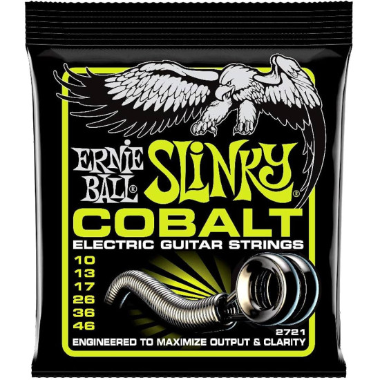 Ernie Ball 2721 Cobalt 10-46 Electric Guitar Strings Set