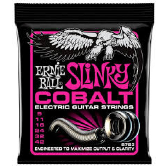 Ernie Ball 2723 Cobalt 09-42 Electric Guitar Strings Set