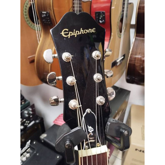 Epiphone AJ-220S Mahogany Burst w/Bag 2nd - Chitarra acustica con borsa