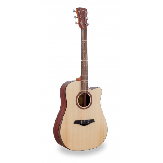 SOUNDSATION EDGE SOLID SDNCE-NT - CHITARRA ACUSTICA ELETTRIFICATA SOLID TOP