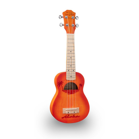 SOUNDSATION MAUI ETCHED S-OR UKULELE SOPRANO CON BORSA