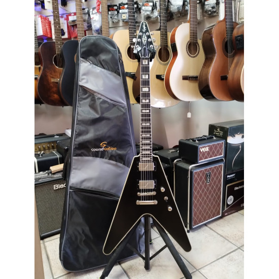 Epiphone Flying V Prophecy Black Aged Gloss w/Bag 2nd - SOLD!
