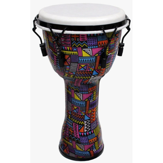 Oyster KP10-A6 Pvc Djembe Tunable Aztec Finish