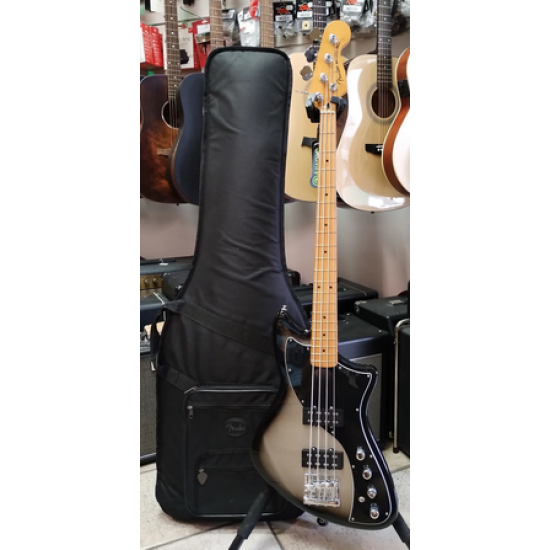 Fender Player Plus Active Meteora Bass MN Silverburst w/Bag 2nd - SOLD!