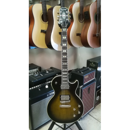 Epiphone Les Paul Prophecy Olive Tiger Aged 2nd - SOLD!