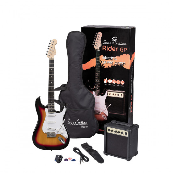 SOUNDSATION RIDER GP 3TS GUITAR PACK ELETTRICO