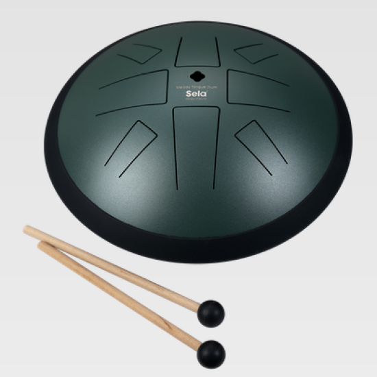 SELA SE 373 MELODY TONGUE DRUM 10 C GOLDEN GATE DARK 
GREEN