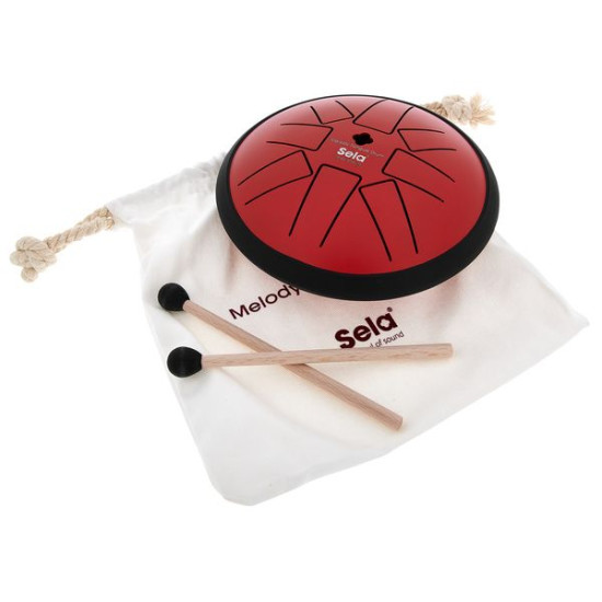 SELA SE 362 Melody Tongue Drum 6 F min - Red