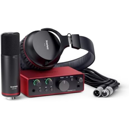 Focusrite Scarlett Solo Studio 4RD GEN - audio Interface Pack