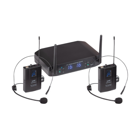 SOUNDSATION WF-U216PP RADIOMICROFONO UHF 16+16 CH - 2 Head