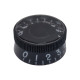 Cylindrical Control Knob Black